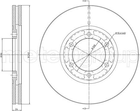 Remsa 61164.10 - Brake Disc parts5.com