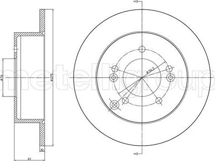 Oyodo 40H0309-OYO - Disque de frein parts5.com