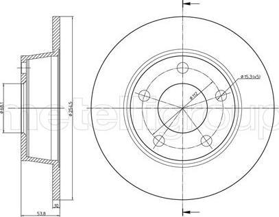 Trusting DF710 - Brake Disc parts5.com