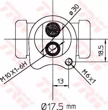 TRW BWC251 - Cilindro de freno de rueda parts5.com