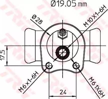 TRW BWD119 - Cilindro de freno de rueda parts5.com