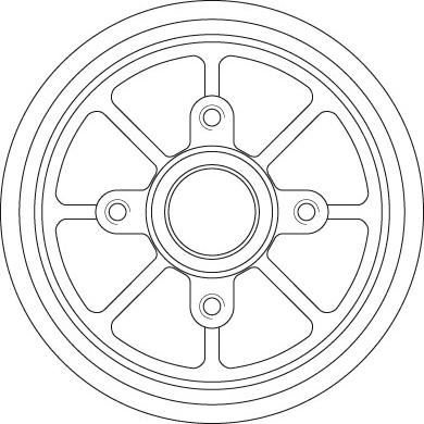 TRW DB4220MR - Brake Drum parts5.com