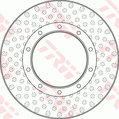 TRW DF5010S - Kočni disk parts5.com