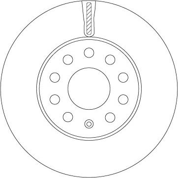 TRW DF6903S - Fren diski parts5.com