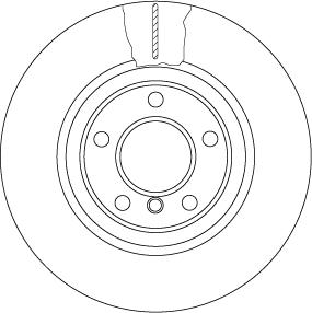 TRW DF6616S - Disco de freno parts5.com