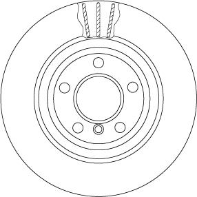 TRW DF6617S - Brake Disc parts5.com