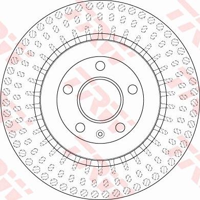 TRW DF6175S - Disc frana parts5.com