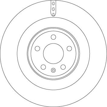 TRW DF6343S - Tarcza hamulcowa parts5.com