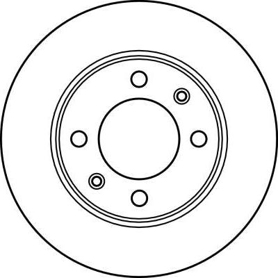 TRW DF2581 - Zavorni kolut parts5.com