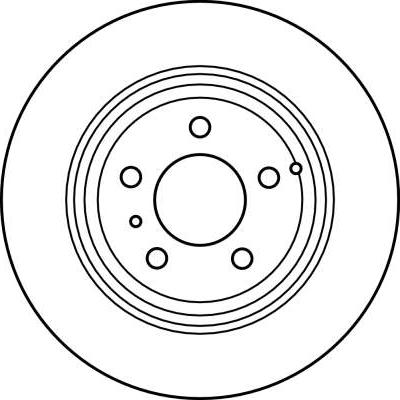 TRW DF2660 - Disc frana parts5.com