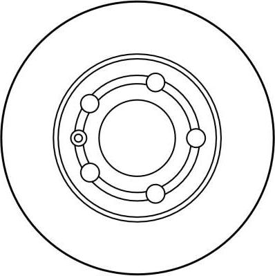 TRW DF2805 - Спирачен диск parts5.com