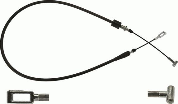 TRW GCH618 - Cable de accionamiento, freno de estacionamiento parts5.com