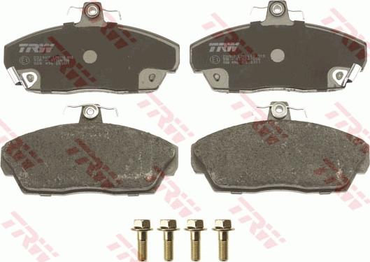 TRW GDB496 - Fékbetétkészlet, tárcsafék parts5.com