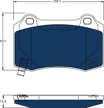 TRW GDB4171BTE - Kit de plaquettes de frein, frein à disque parts5.com