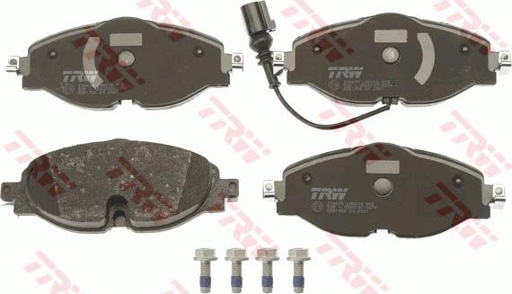 TRW GDB1956 - Bremsbelagsatz, Scheibenbremse parts5.com