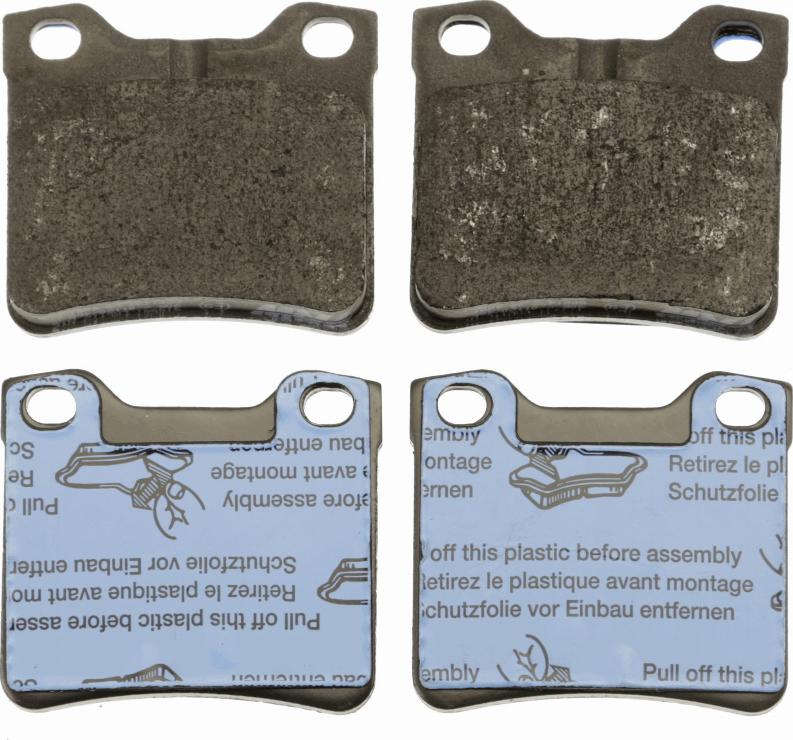 TRW GDB1432 - Brake Pad Set, disc brake parts5.com