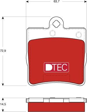 TRW GDB1545DTE - Set placute frana,frana disc parts5.com