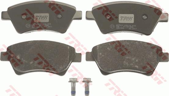 TRW GDB1552 - Brake Pad Set, disc brake parts5.com