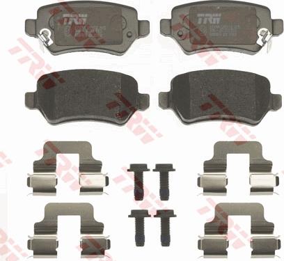 TRW GDB1515 - Brake Pad Set, disc brake parts5.com