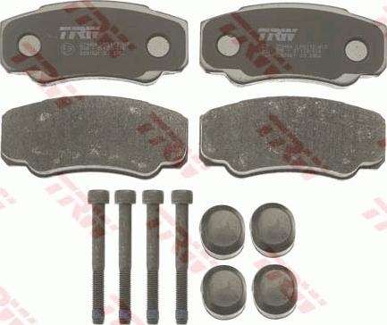 TRW GDB1521 - Sada brzdových platničiek kotúčovej brzdy parts5.com