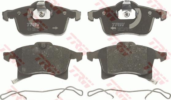 TRW GDB1668 - Brake Pad Set, disc brake parts5.com