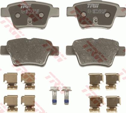 TRW GDB1620 - Brake Pad Set, disc brake parts5.com