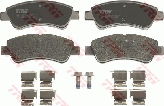 TRW GDB1677 - Set placute frana,frana disc parts5.com