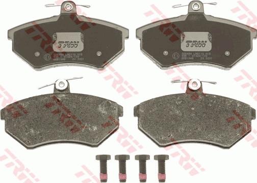 TRW GDB1048 - Sada brzdových destiček, kotoučová brzda parts5.com