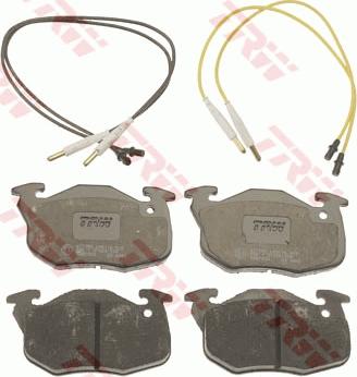 TRW GDB1033 - Brake Pad Set, disc brake parts5.com