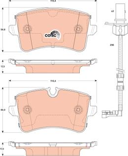 TRW GDB1867 - Fren balata seti, diskli fren parts5.com