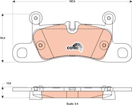 TRW GDB1875 - Brake Pad Set, disc brake parts5.com