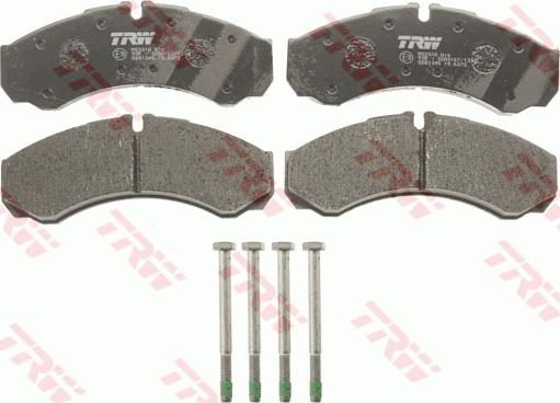 TRW GDB1345 - Brake Pad Set, disc brake parts5.com