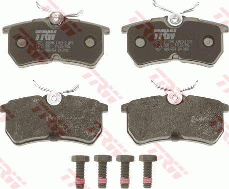 TRW GDB1354 - Brake Pad Set, disc brake parts5.com