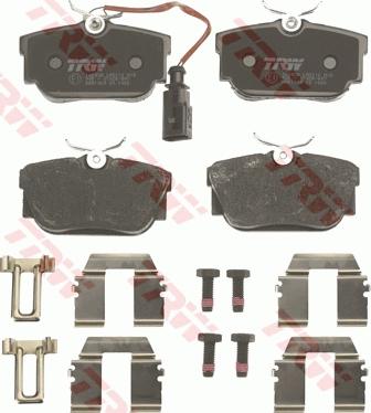 TRW GDB1369 - Brake Pad Set, disc brake parts5.com