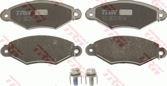 TRW GDB1321 - Brake Pad Set, disc brake parts5.com