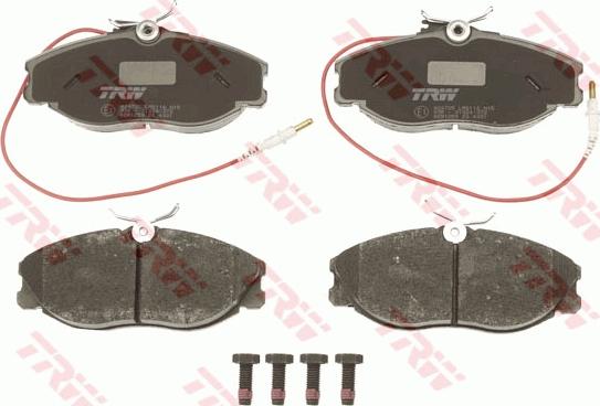 TRW GDB1259 - Sada brzdových destiček, kotoučová brzda parts5.com