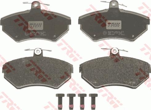 TRW GDB1266 - Sada brzdových destiček, kotoučová brzda parts5.com