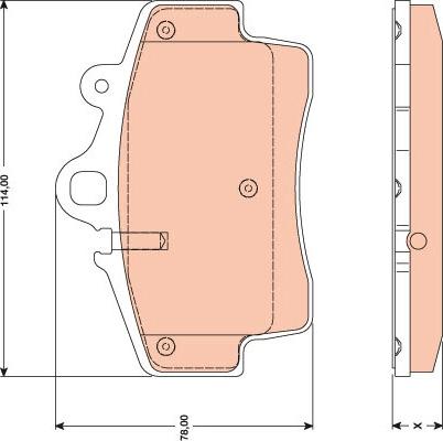 TRW GDB1756 - Kit de plaquettes de frein, frein à disque parts5.com