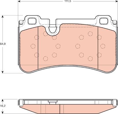 Mercedes-Benz 0044208520 - Piduriklotsi komplekt,ketaspidur parts5.com