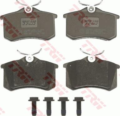 TRW GDB823 - Sada brzdových platničiek kotúčovej brzdy parts5.com