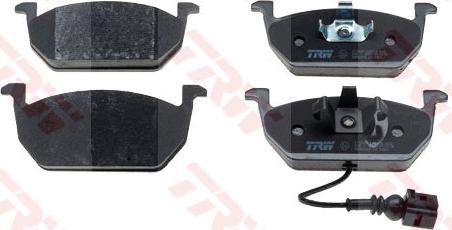 TRW GDB2080 - Brake Pad Set, disc brake parts5.com