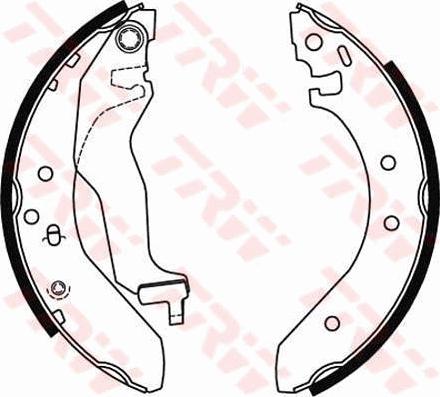 TRW GS6246 - Brake Shoe Set parts5.com