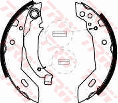 TRW GS6228 - Brake Shoe Set parts5.com