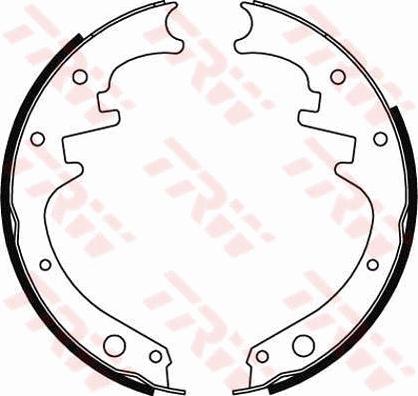 TRW GS8412 - Brake Shoe Set parts5.com