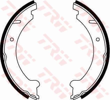 TRW GS8599 - Brake Shoe Set, parking brake parts5.com