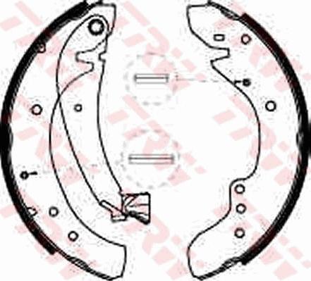 TRW GS8545 - Brake Shoe Set parts5.com