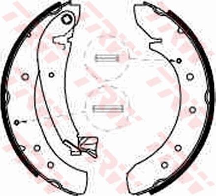 TRW GS8546 - Zestaw szczęk hamulcowych parts5.com