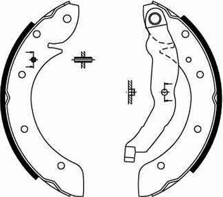 TRW GS8567 - Zestaw szczęk hamulcowych parts5.com