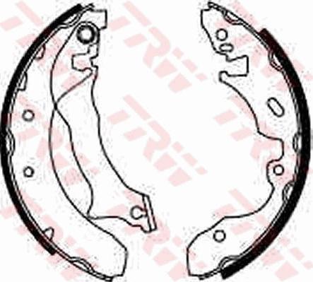 TRW GS8536 - Brake Shoe Set parts5.com