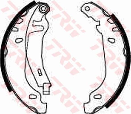 TRW GS8531 - Zestaw szczęk hamulcowych parts5.com